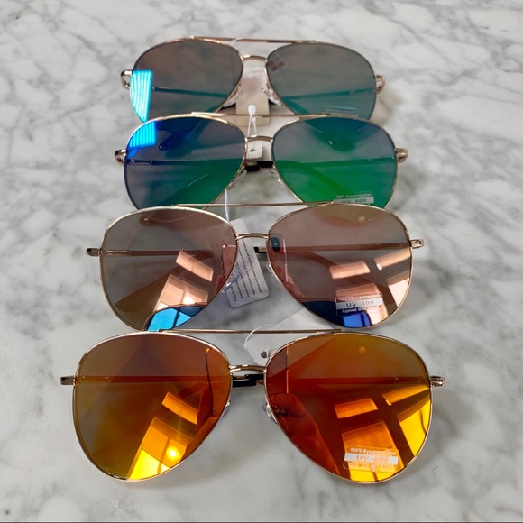 RESTOCK! 😎Candy Aviator Mirror Lens Sunglasses - Picture 3 of 7